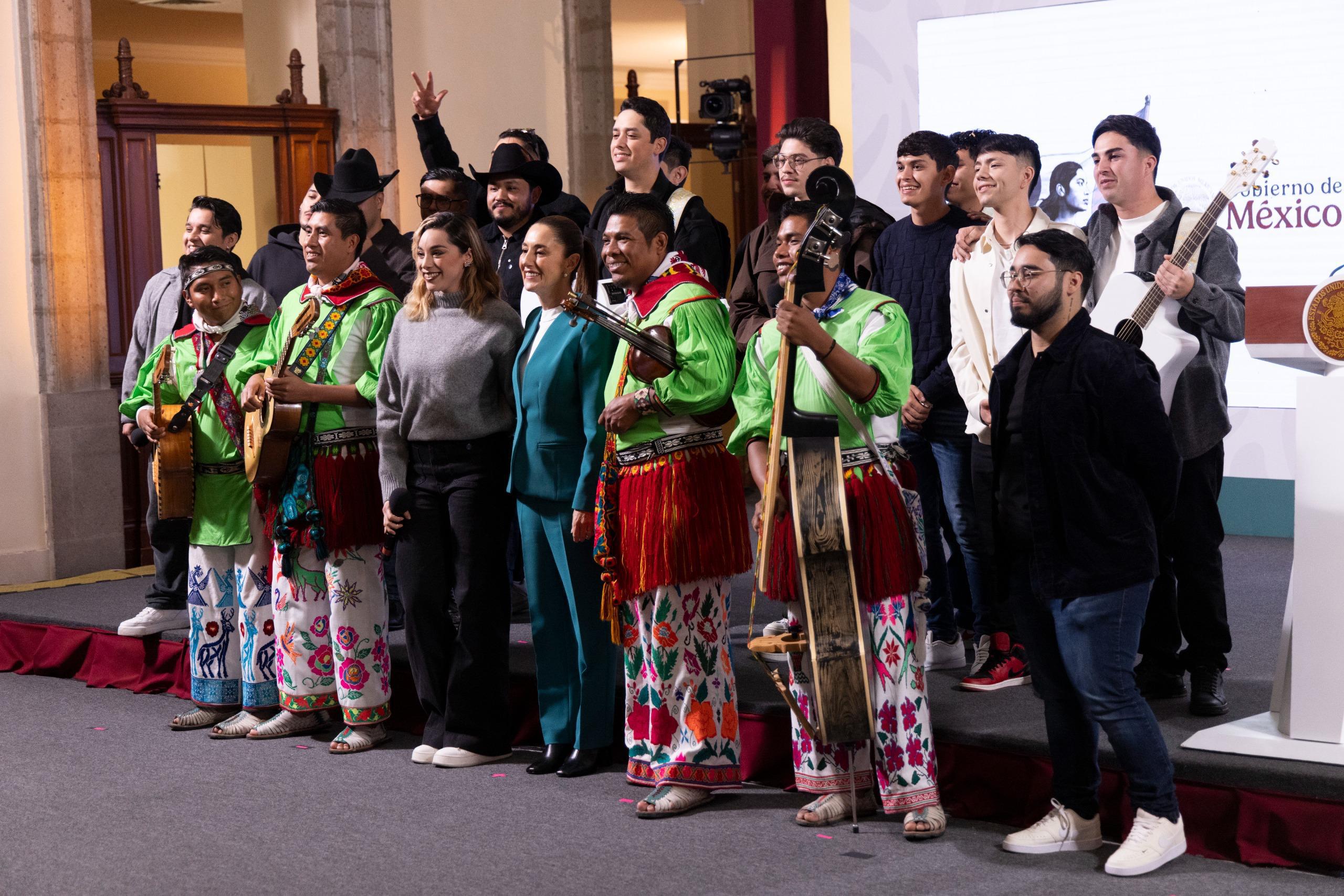 Claudia Sheinbaum presenta el Himno Migrante