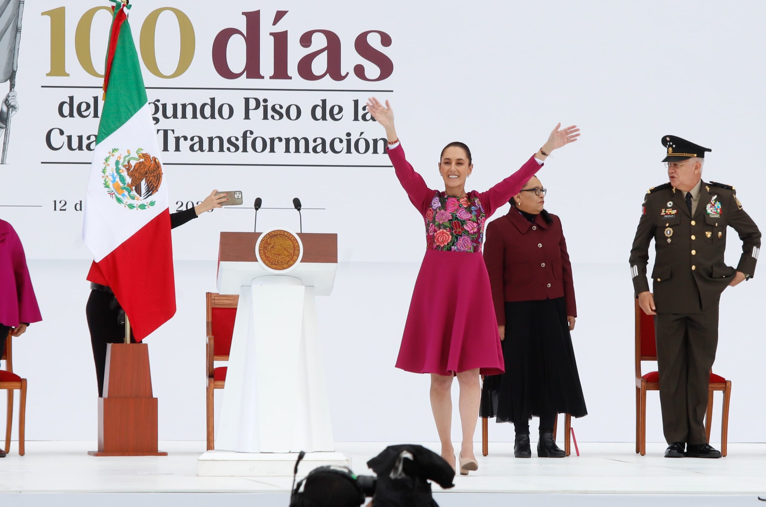 Claudia Sheinbaum rinde informe por los 100 días de gobierno