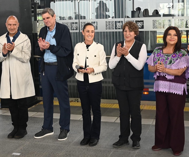 Sheinbaum inicia pruebas del Trolebús Chalco-Santa Marta