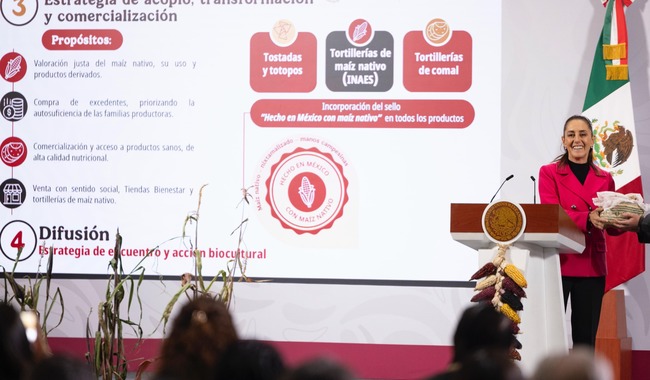 Gobierno de México presenta Plan Nacional de Maíz Nativo