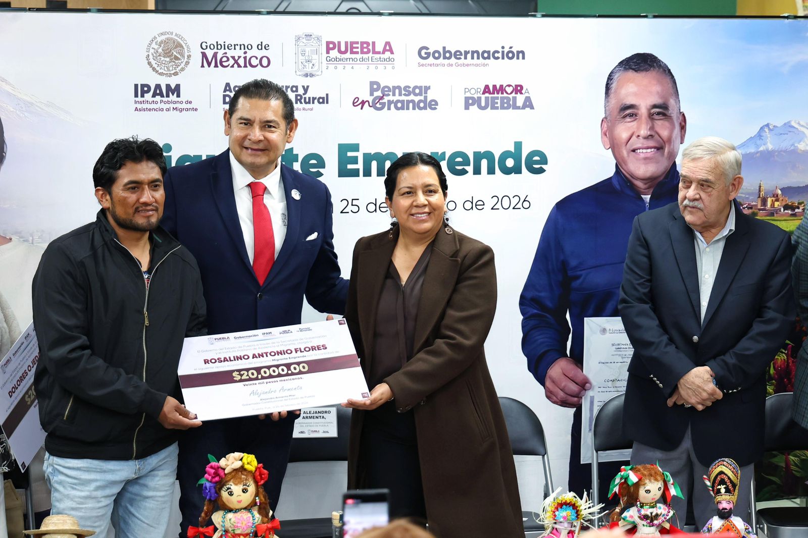 Gobierno de Puebla fortalece a familias migrantes